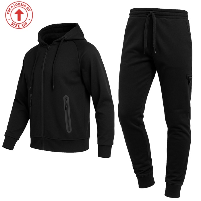 Men's Tech Fleece Hoodie & Jogger Set (Sizes, S to 3XL)